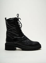 Botine/ghete material neted toc de 4 la 6 cm negru HOGL femme