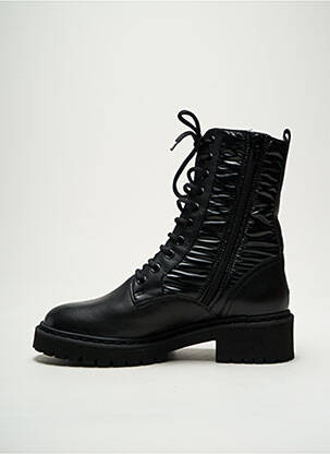 Botine/ghete material neted toc de 4 la 6 cm negru HOGL femeie