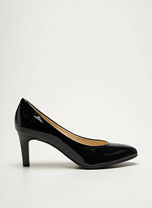 Pantofi cu toc material neted toc de 4 la 6 cm negru HOGL femeie