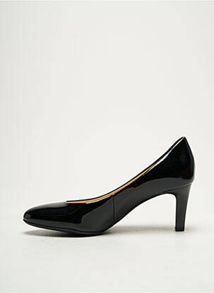Pantofi cu toc material neted toc de 4 la 6 cm negru HOGL femeie