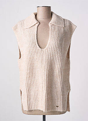 Pulover bej LES P'TITES BOMBES femeie