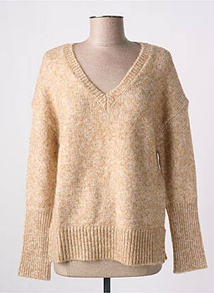 Pulover bej LES P'TITES BOMBES femeie