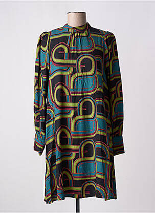 Rochie scurtă croială fluidă mâneci lungi negru KING LOUIE femeie