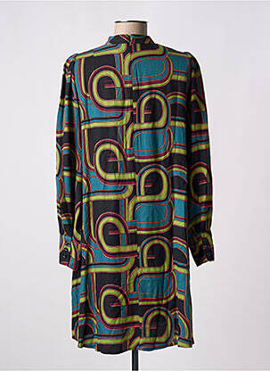 Rochie scurtă croială fluidă mâneci lungi negru KING LOUIE femeie