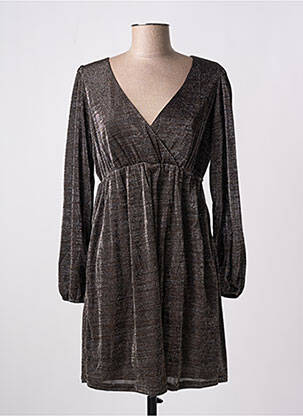 Rochie scurtă croială fluidă mâneci lungi negru MOLLY BRACKEN femeie