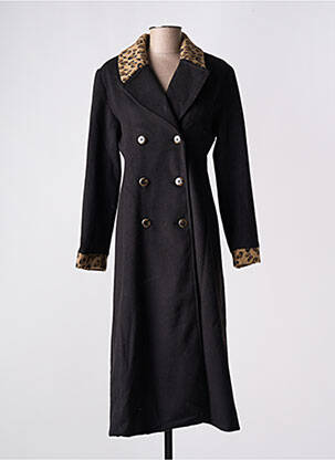 Palton lung negru MOLLY BRACKEN femeie