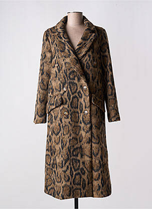 Palton lung maro MOLLY BRACKEN femeie