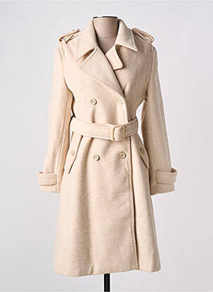 Palton lung bej MOLLY BRACKEN femeie