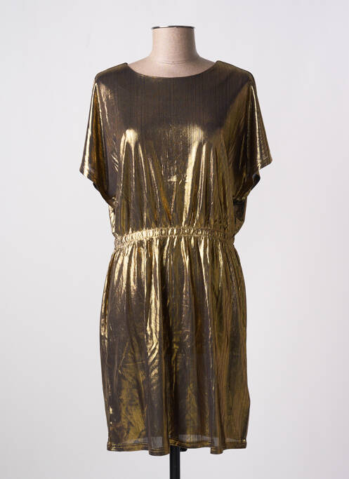 Rochie scurtă auriu MOLLY BRACKEN femeie