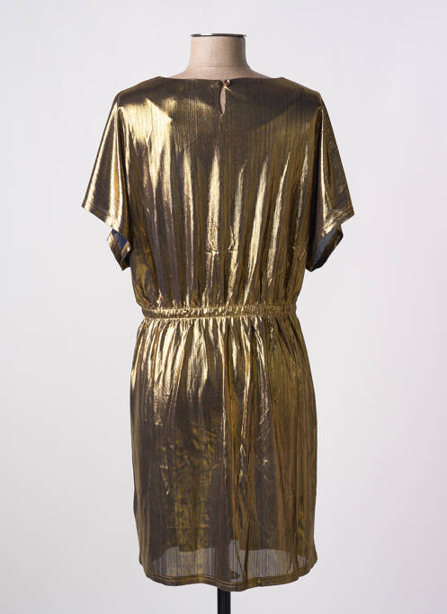 Rochie scurtă auriu MOLLY BRACKEN femeie