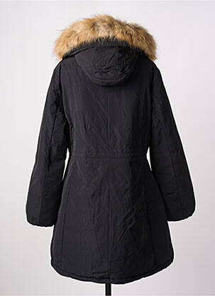 Parka mâneci lungi cu glugă negru TRUSSARDI JEANS femeie