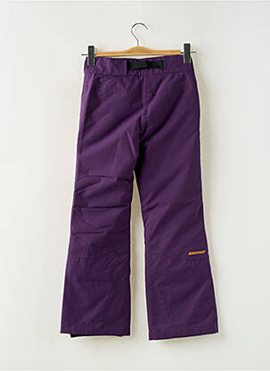 Pantalon drept închidere cu fermoar sub clapetă cu capse mărime reglabilă violet ZIENER fată