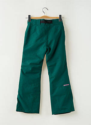 Pantalon drept închidere cu fermoar sub clapetă cu capse mărime reglabilă verde ZIENER fată