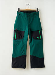 Pantalon drept închidere cu fermoar sub clapetă cu nasturi mărime reglabilă verde ZIENER fată