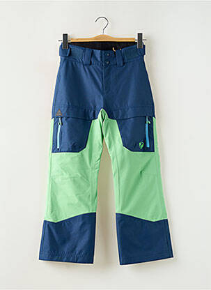 Pantalon drept albastru ZIENER fată