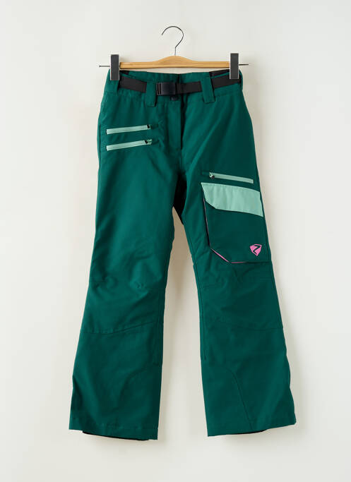 Pantalon drept verde ZIENER fată