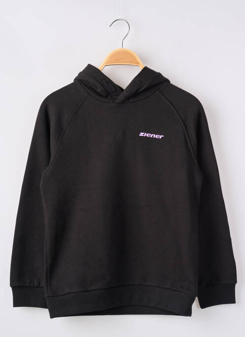 Hanorac cu glugă negru ZIENER fată