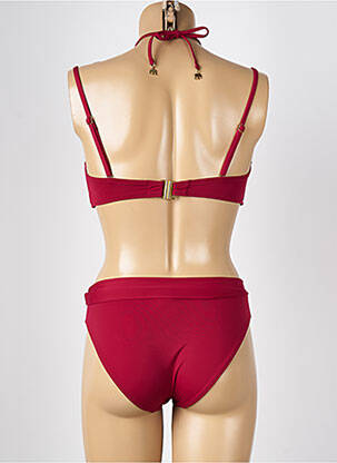 Costum de baie din două piese elasticitate top bentiță roșu LOLITA ANGELS femeie