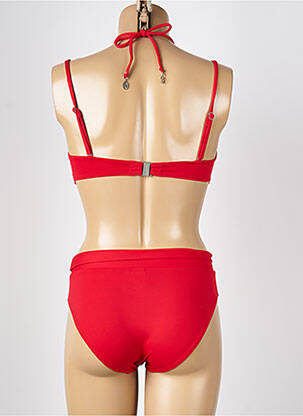 Costum de baie din două piese elasticitate top bentiță roșu LOLITA ANGELS femeie