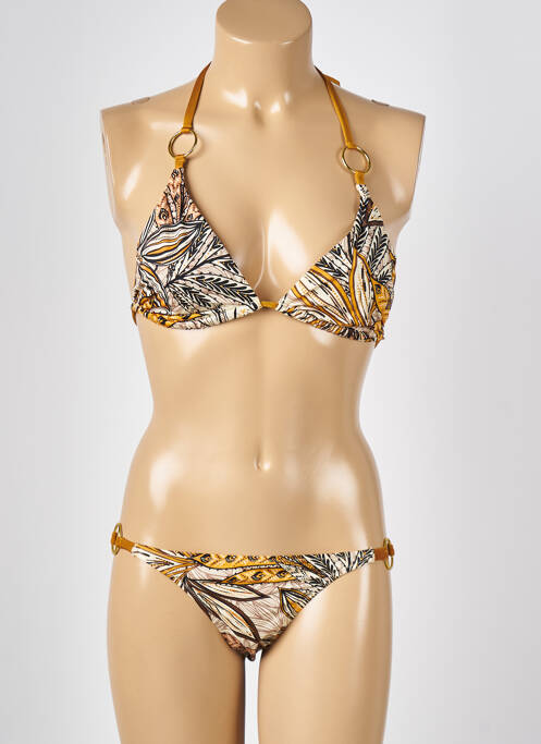 Costum de baie din două piese maro KIWI femeie