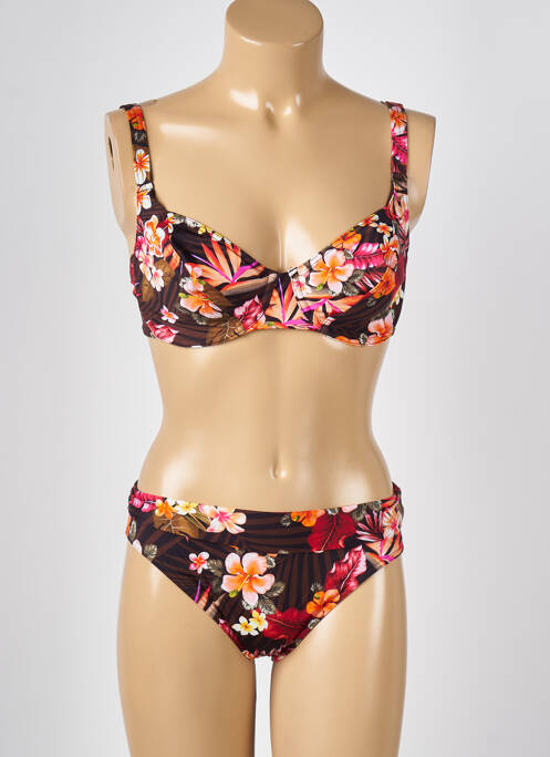 Costum de baie din două piese maro LOLITA ANGELS femeie