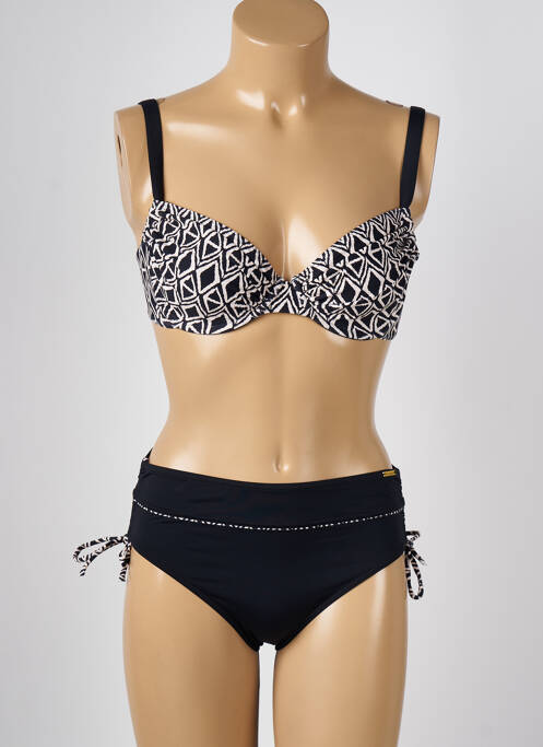 Costum de baie din două piese negru MISS CARAÏBES femeie