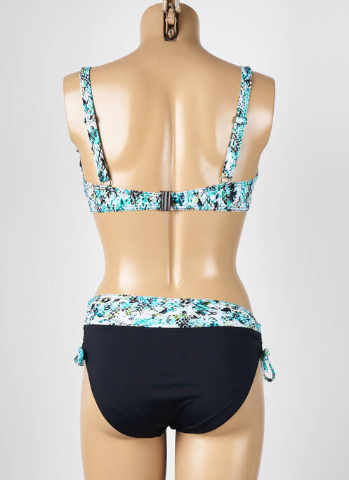 Costum de baie din două piese albastru MISS CARAÏBES femeie