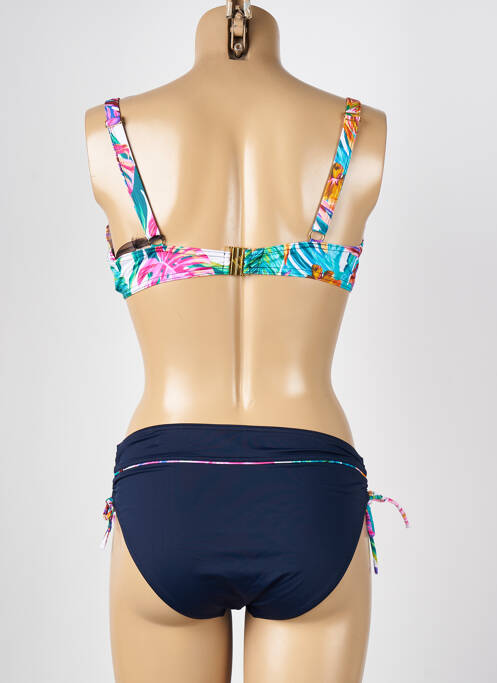 Costum de baie din două piese albastru MISS CARAÏBES femeie