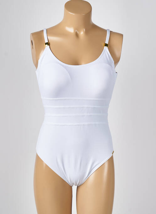 Costum de baie dintr-o singură piesă alb MISS CARAÏBES femeie