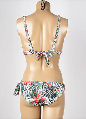 Costum de baie din două piese elasticitate top sutien modelat verde KIWI femeie