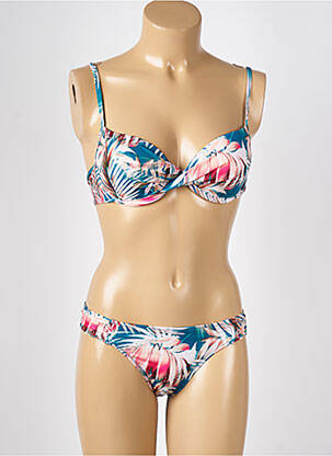 Costum de baie din două piese elasticitate top sutien modelat albastru LOLITA ANGELS femeie