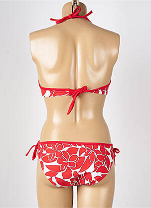 Costum de baie din două piese elasticitate top sutien modelat roșu PLATJA femeie