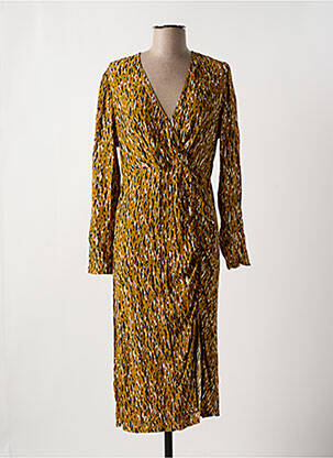 Rochie midi galben AN' GE femeie