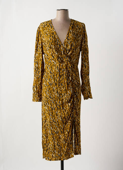 Rochie midi galben AN' GE femeie