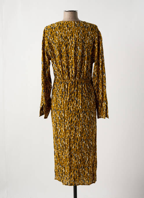 Rochie midi galben AN' GE femeie