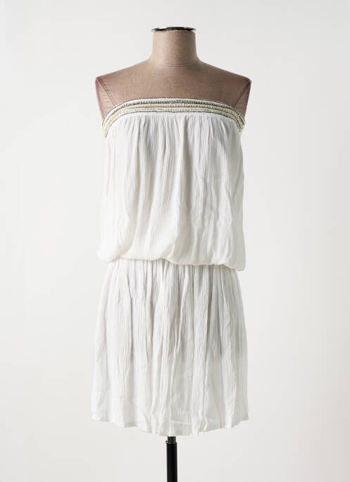 Rochie de plajă alb PINK P femeie