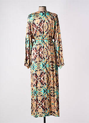 Rochie lungă mâneci lungi mâneci lungi bej BANDITAS FROM MARSEILLE femeie