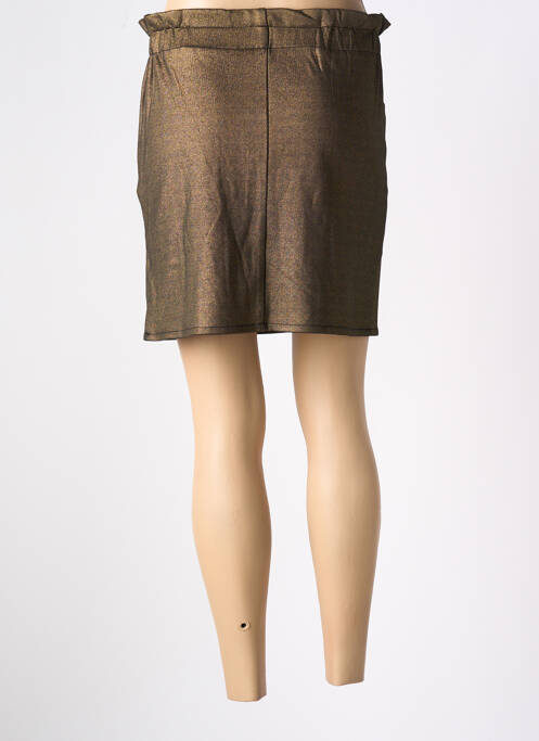 Fustă scurtă auriu MOLLY BRACKEN femeie