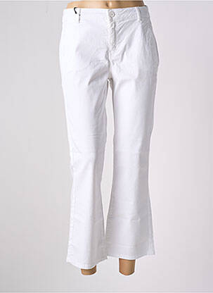 Blugi bootcut alb HAPPY femeie