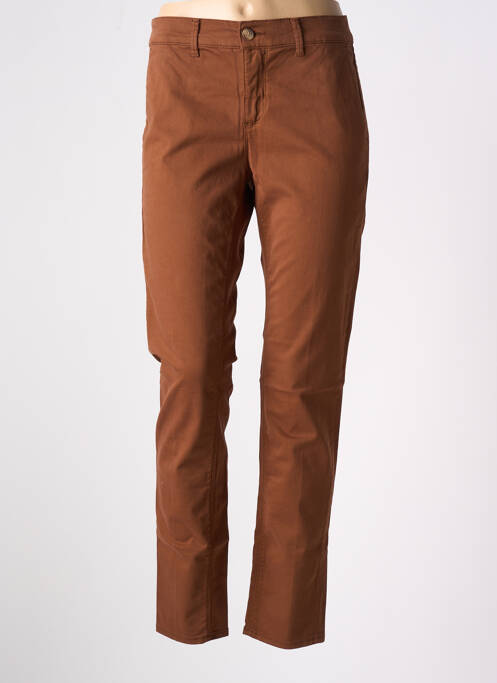 Pantalon chino maro HAPPY femeie