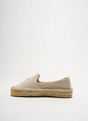 Espadrile vârf rotund toc plat până la 3 cm bej SOLUDOS femeie