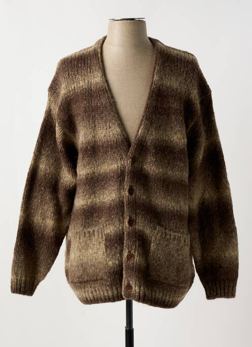 Vestă cu mâneci lungi maro NUDIE JEANS CO bărbat