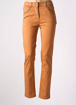Blugi cu croială slim portocaliu DIANE LAURY femeie