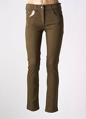 Blugi cu croială slim verde ZERRES femeie