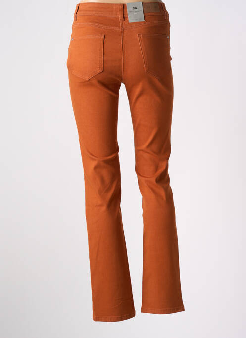 Blugi cu croială dreaptă portocaliu DIANE LAURY femeie