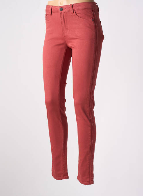 Blugi cu croială slim roșu C'EST BEAU LA VIE femeie