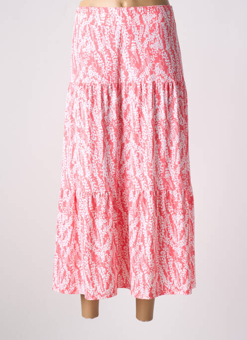 Fustă lungă roz MARBLE femeie