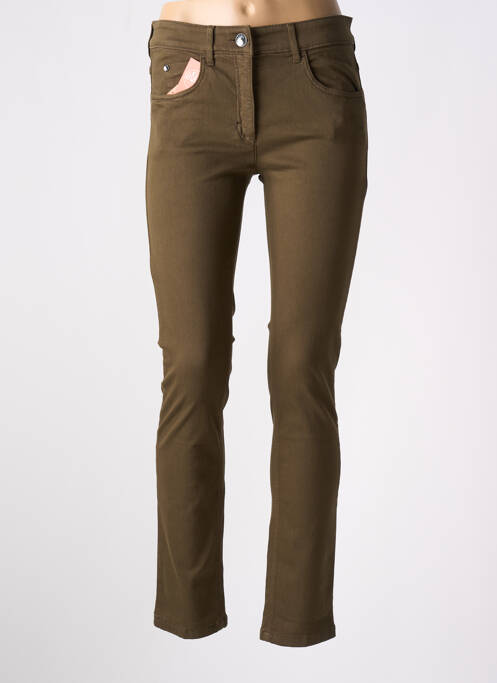 Blugi cu croială slim verde ZERRES femeie