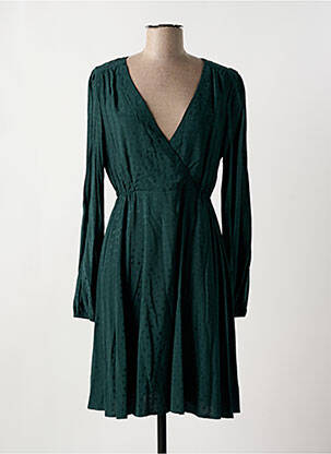 Rochie midi mâneci lungi mâneci lungi verde LOLA ESPELETA femeie