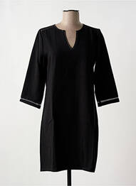 Rochie scurtă mâneci 3/4 mâneci 3/4 negru AN' GE femeie